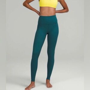 Lululemon align ribbed high rise pant 25’ size 6